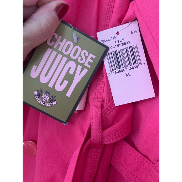 Juicy Couture Pink Trench coat - Picture 5 of 8
